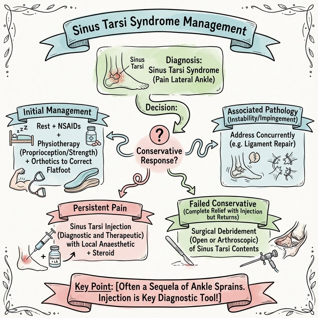 sinus tarsi syndrome management algorithm