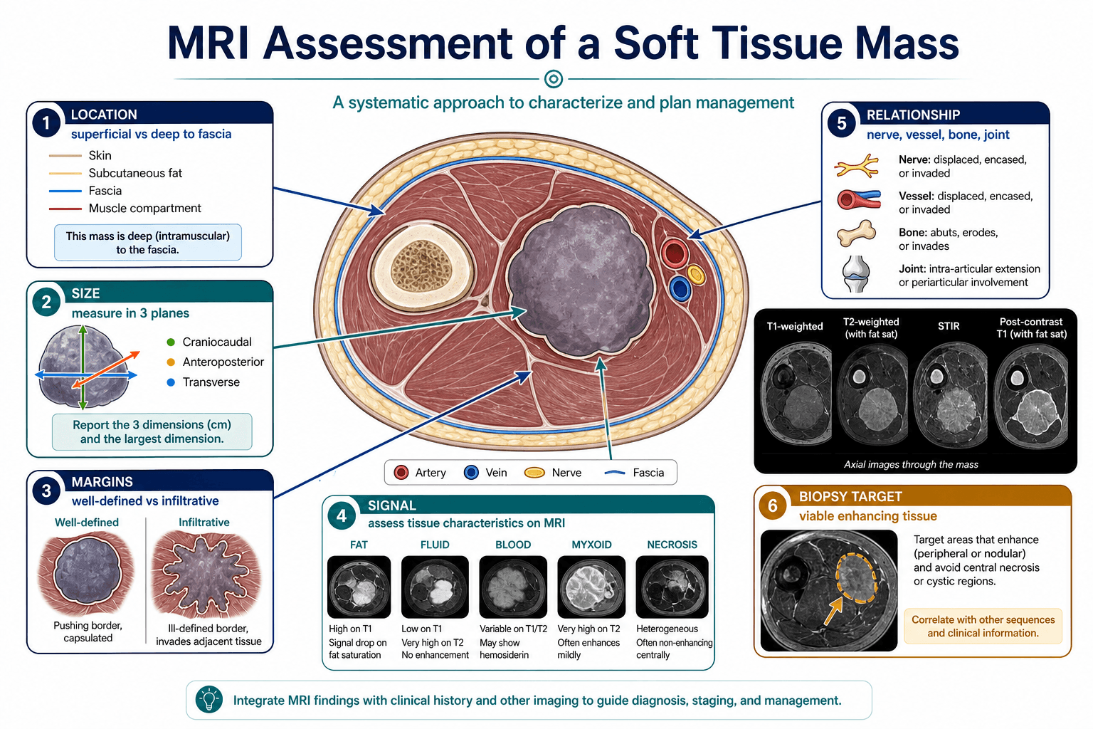 MRI assessment of a soft tissue mass