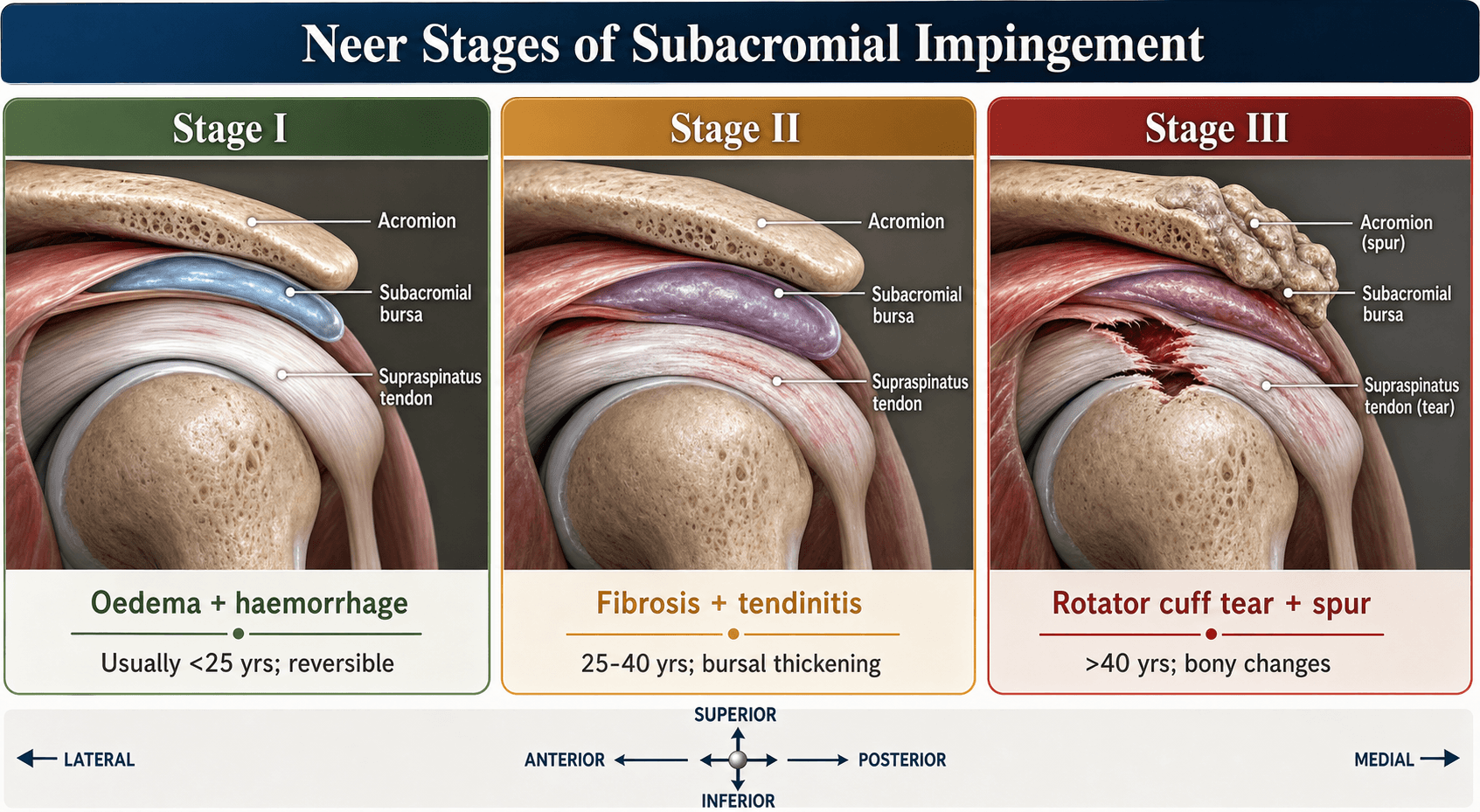 Neer stages of subacromial impingement