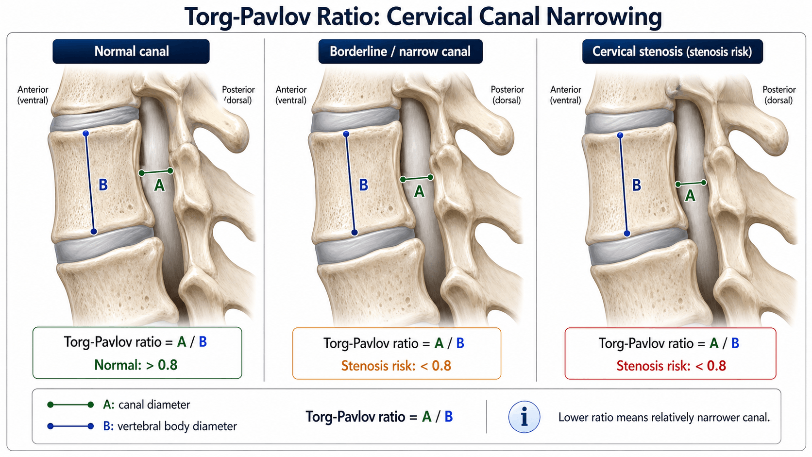 Torg-Pavlov Ratio for Cervical Stenosis