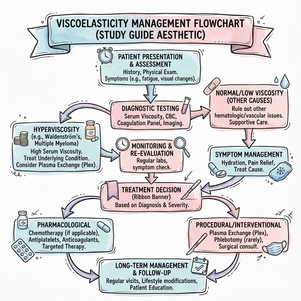 Management algorithm for Viscoelasticity