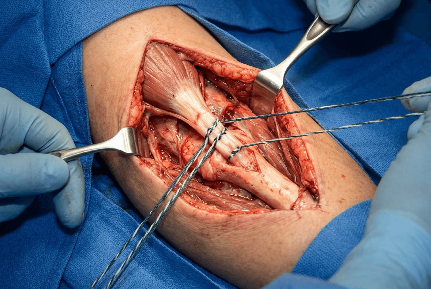 Distal biceps tendon repair