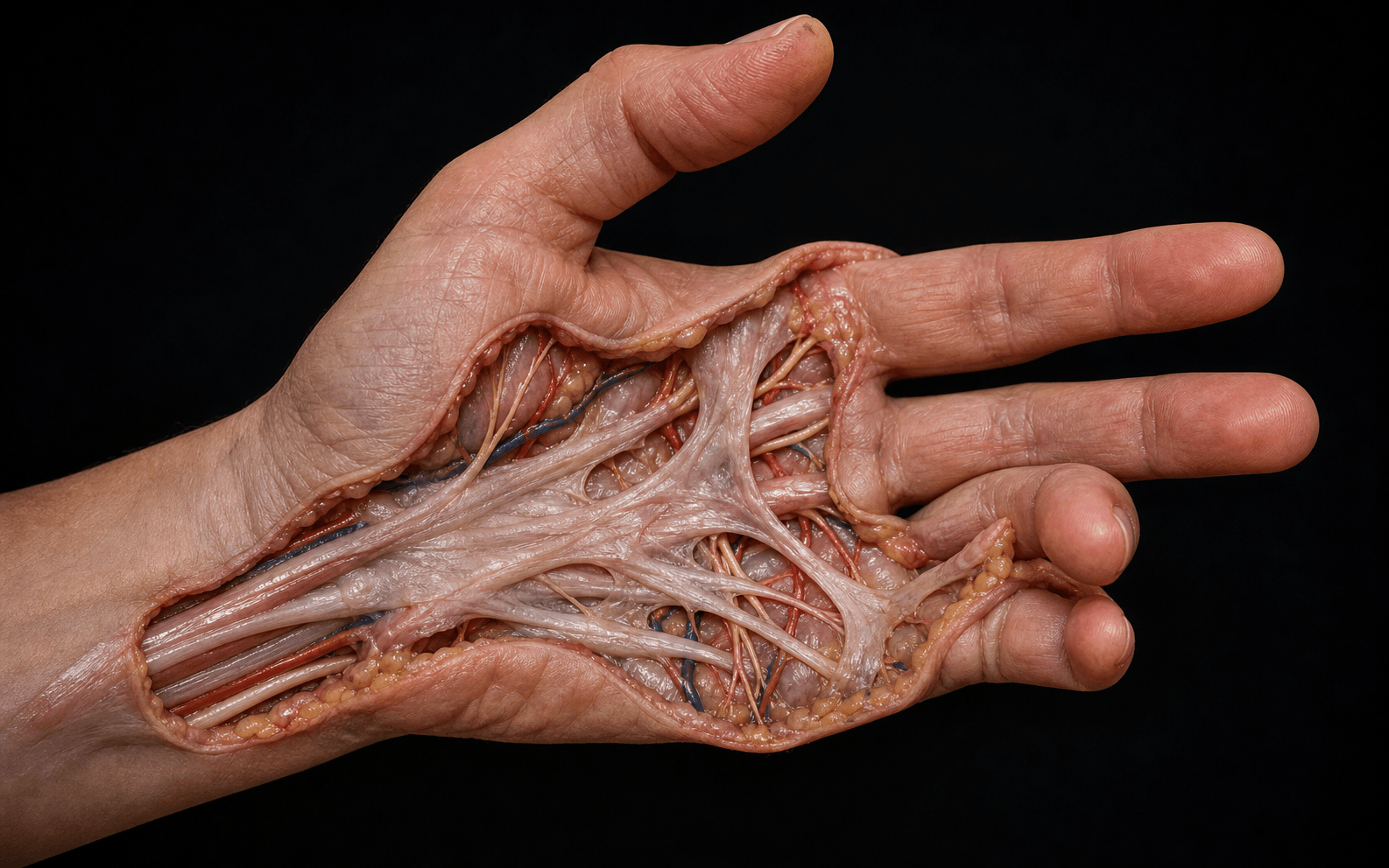 Dupuytren palmar fascia