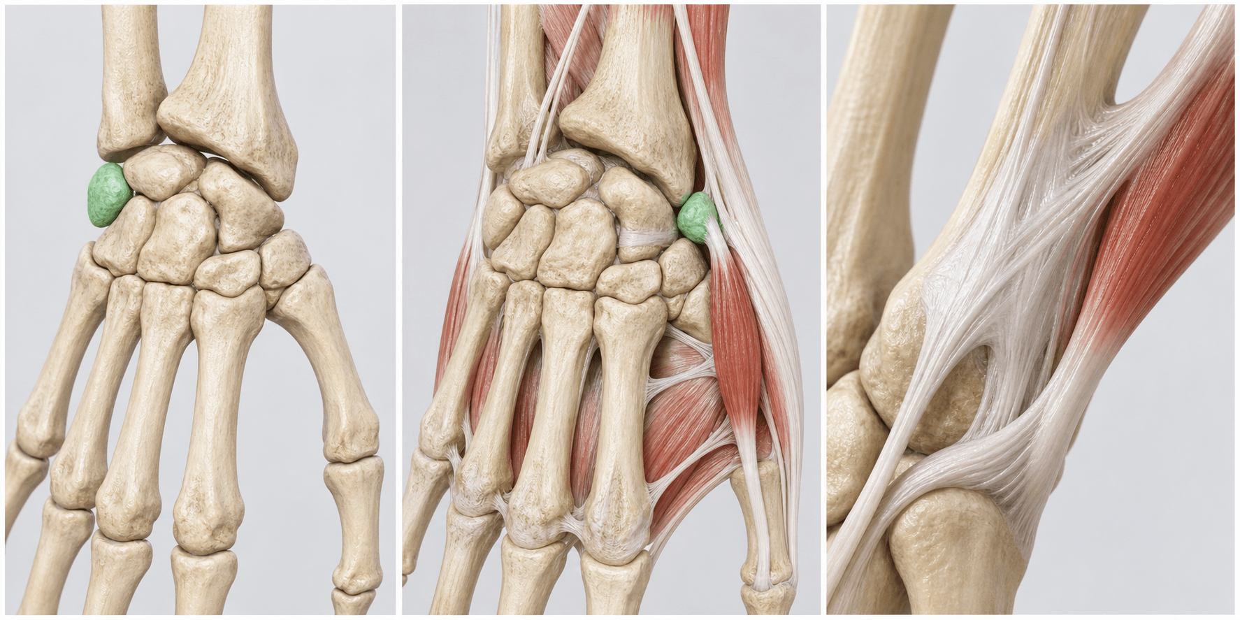 Abductor digiti minimi visual summary for Origin and Insertion