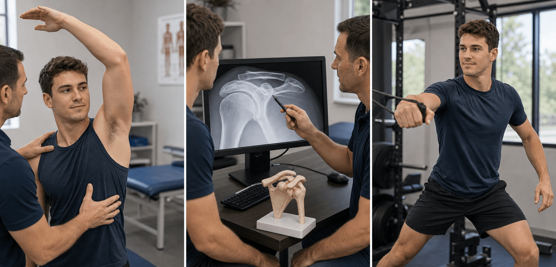 AC joint injuries visual summary for Outcomes and Prognosis