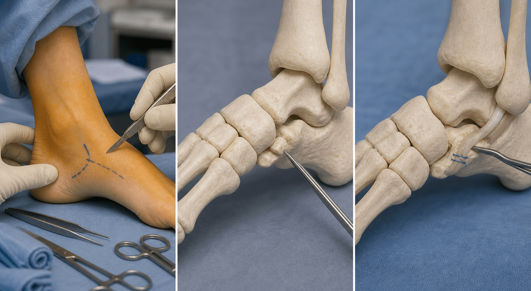 Accessory navicular visual summary for Surgical Technique: The Kidner Procedure