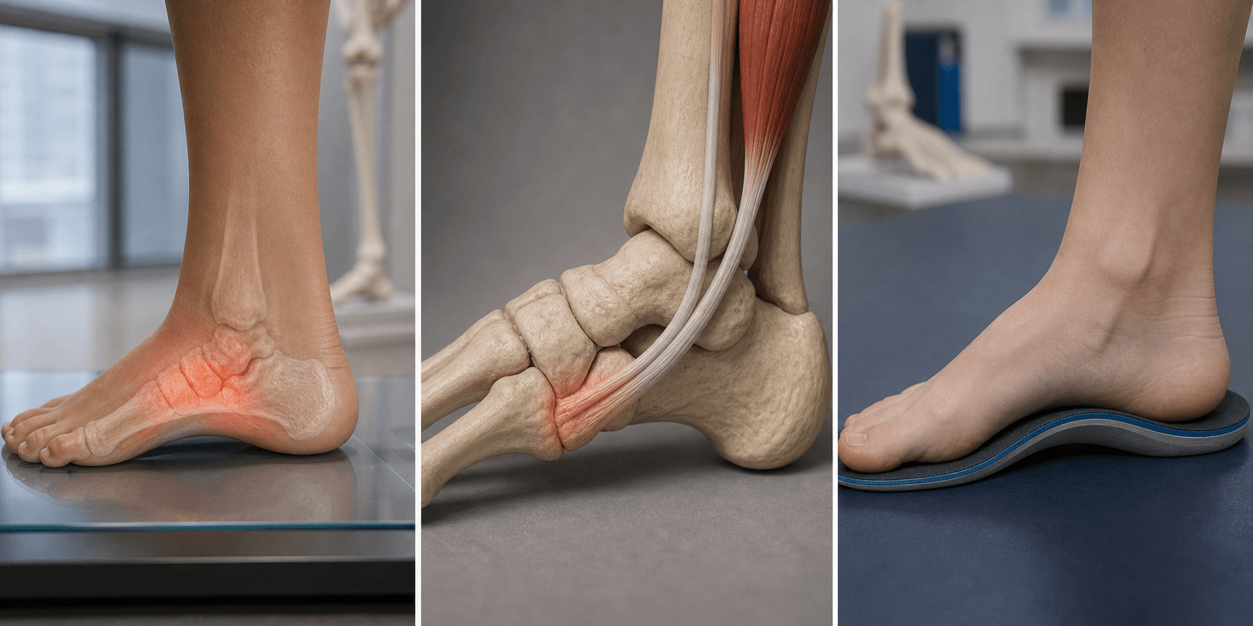 Accessory navicular visual summary for Deep Dive: Biomechanics