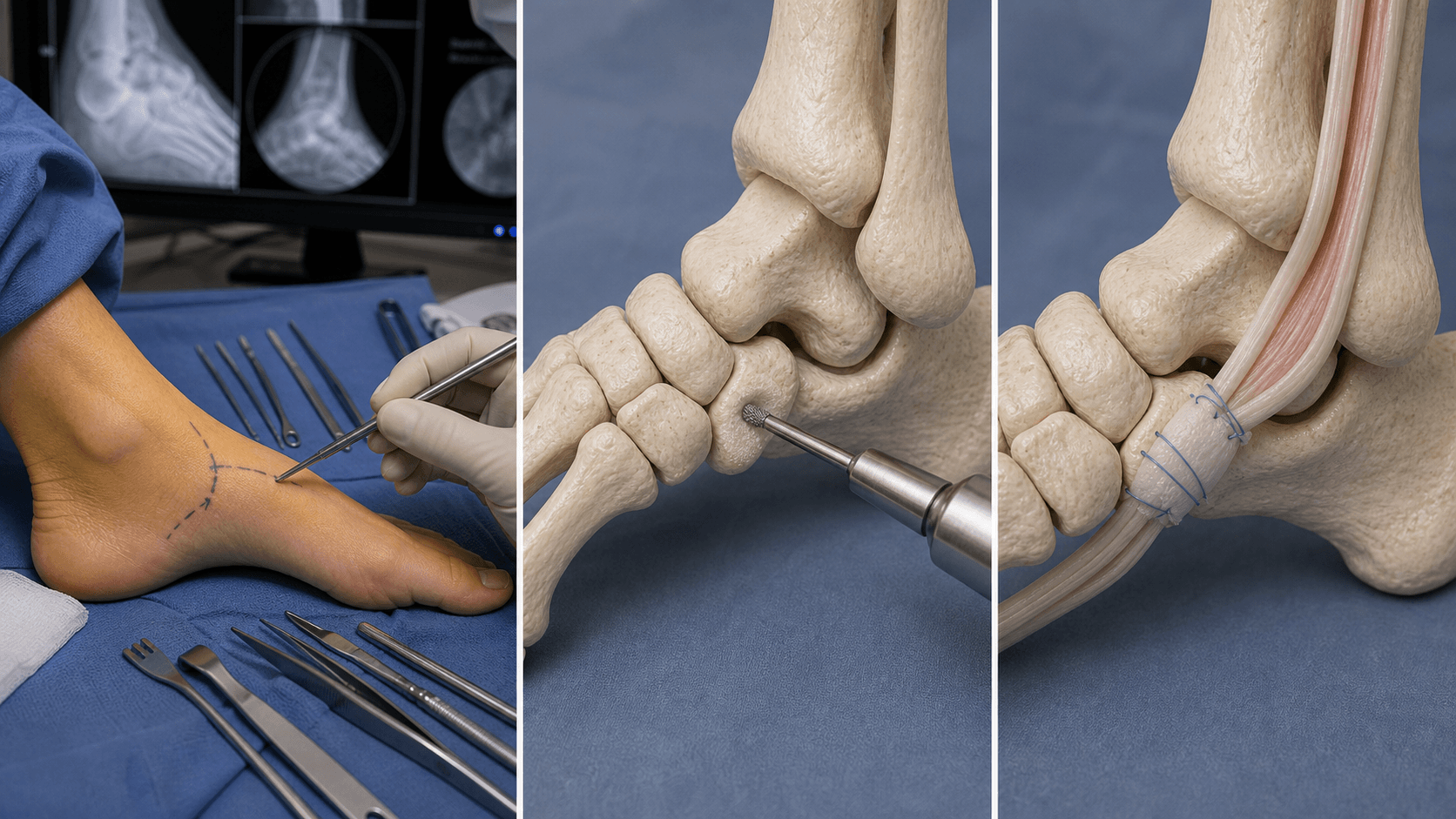 Accessory navicular visual summary for Deep Dive: Advanced Surgical Pearls