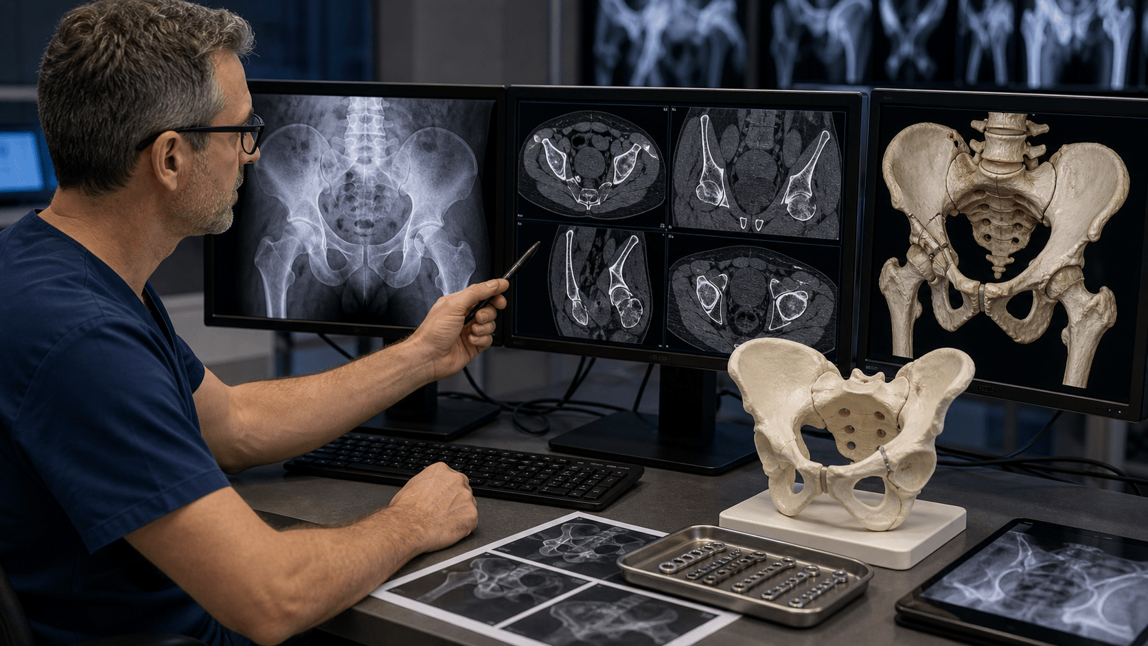 Acetabular fractures visual summary for Clinical Imaging