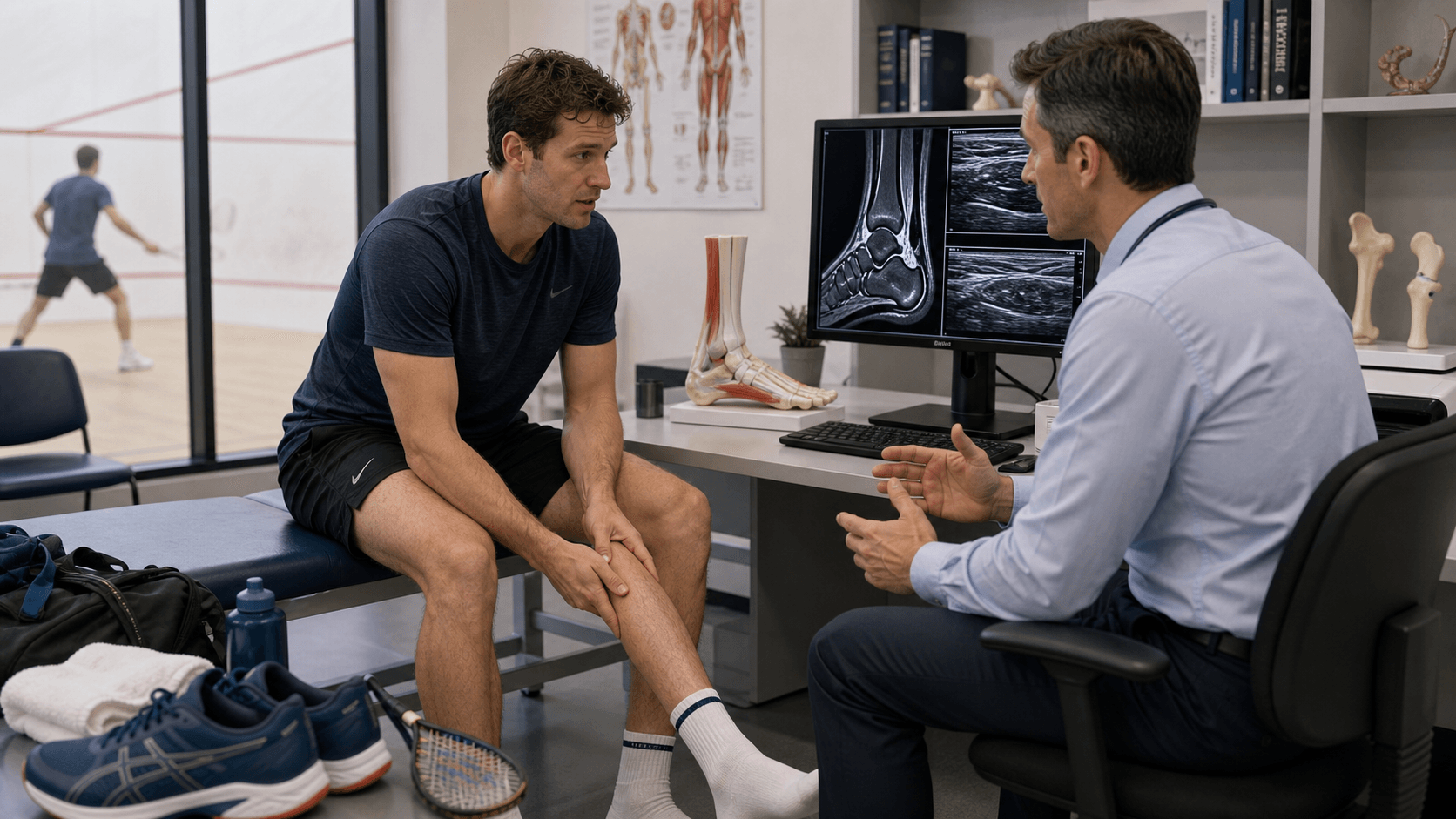 Achilles tendon rupture visual summary for Overview and Epidemiology