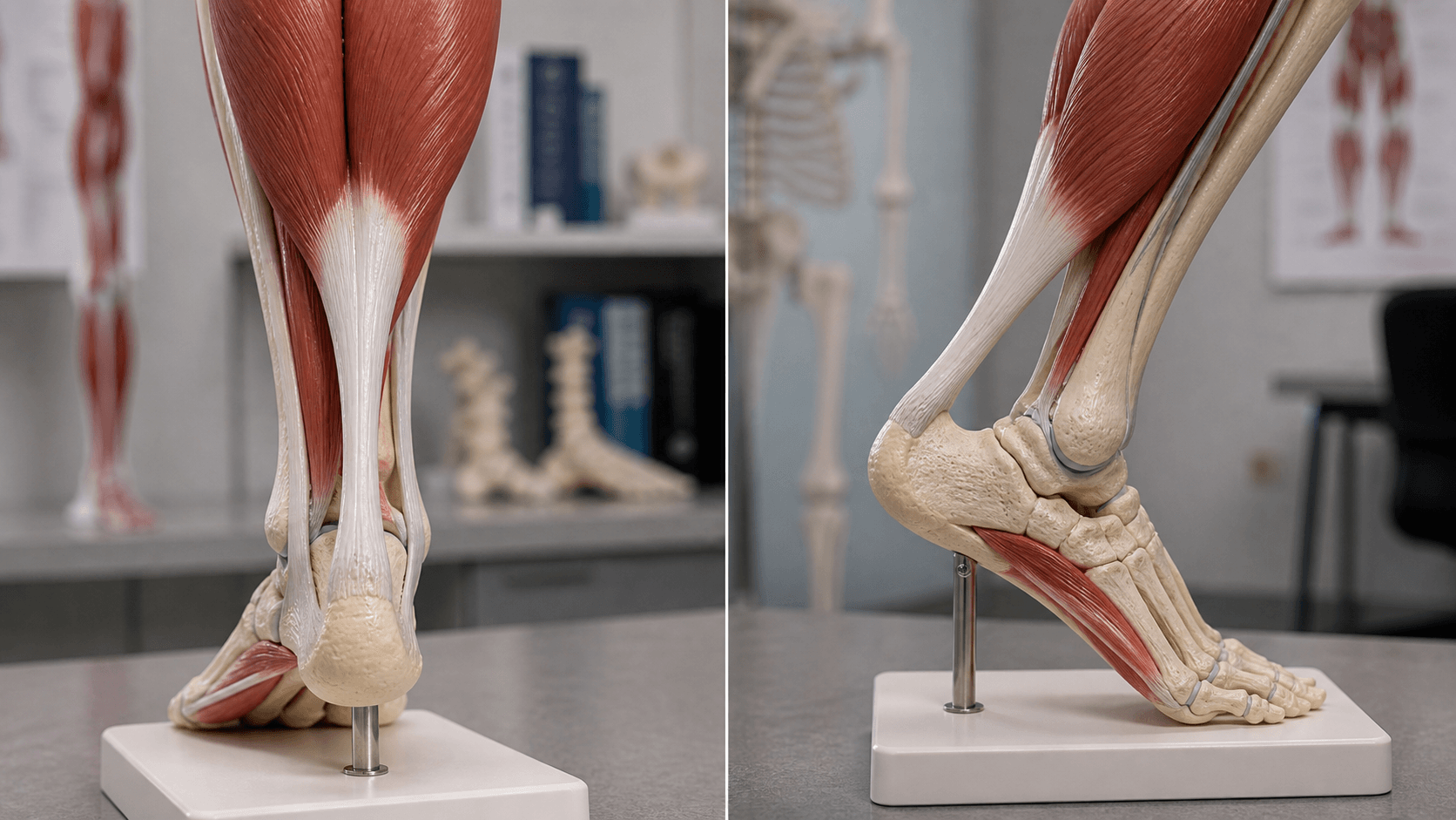 Achilles tendon rupture visual summary for Anatomy and Biomechanics