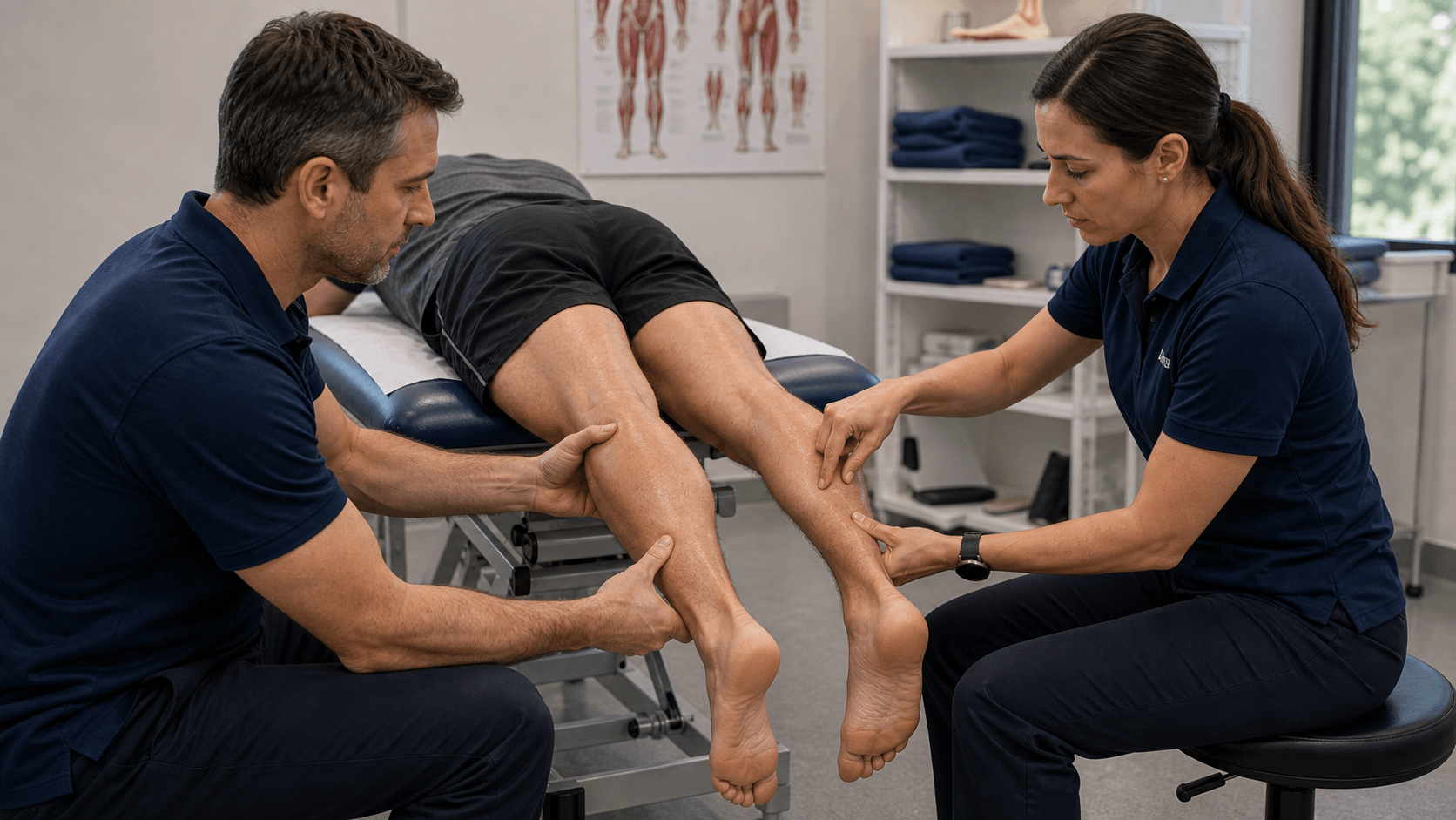 Achilles tendon rupture visual summary for Clinical Assessment