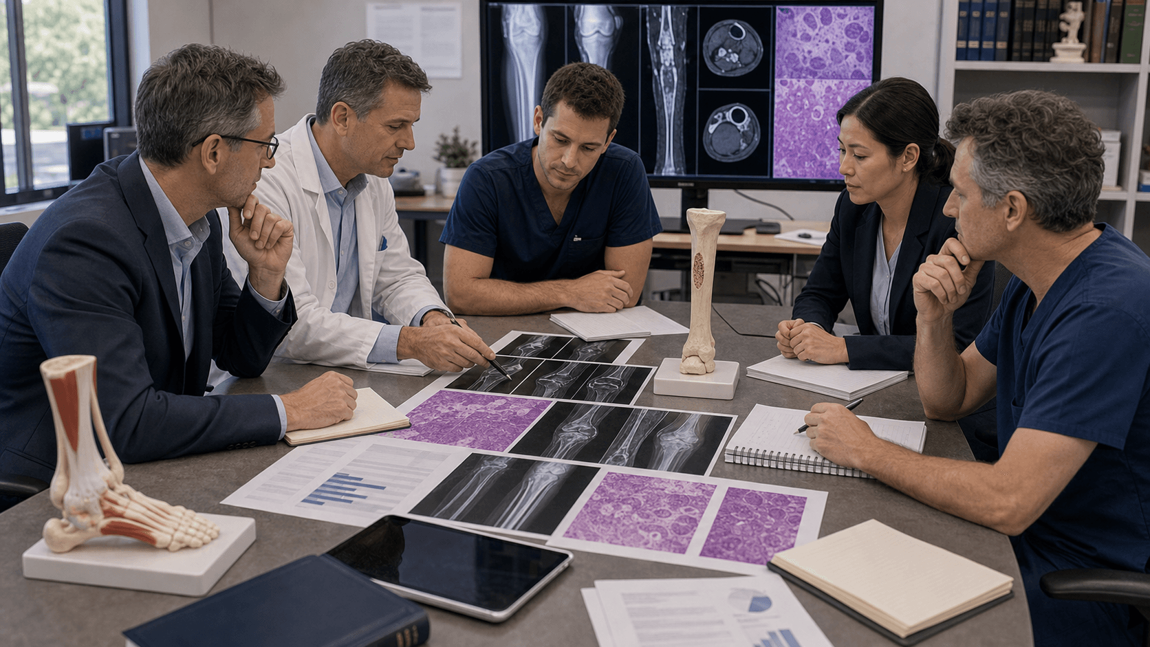 Adamantinoma visual summary for Evidence and Guidelines
