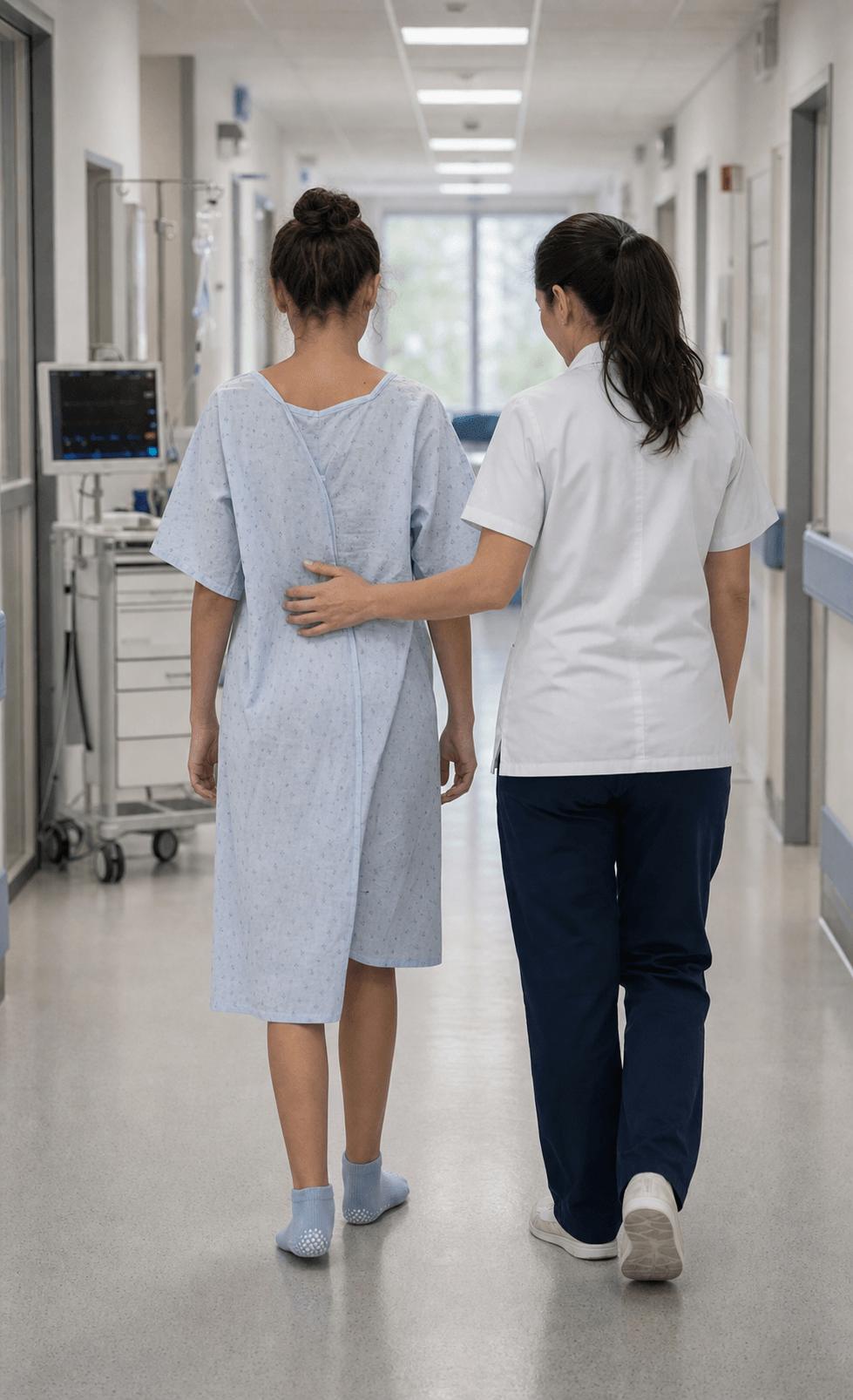 Early assisted mobilisation after adolescent scoliosis fusion
