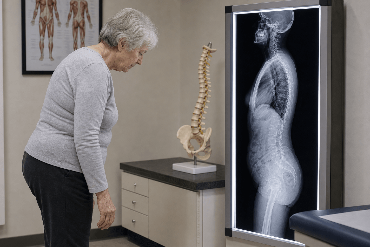 Adult spinal deformity sagittal imbalance with lateral full-spine radiograph review