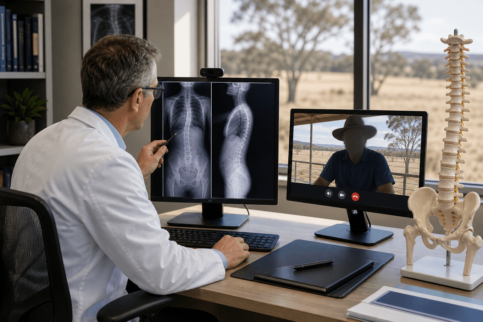 Australian tertiary spine telehealth review for adult spinal deformity