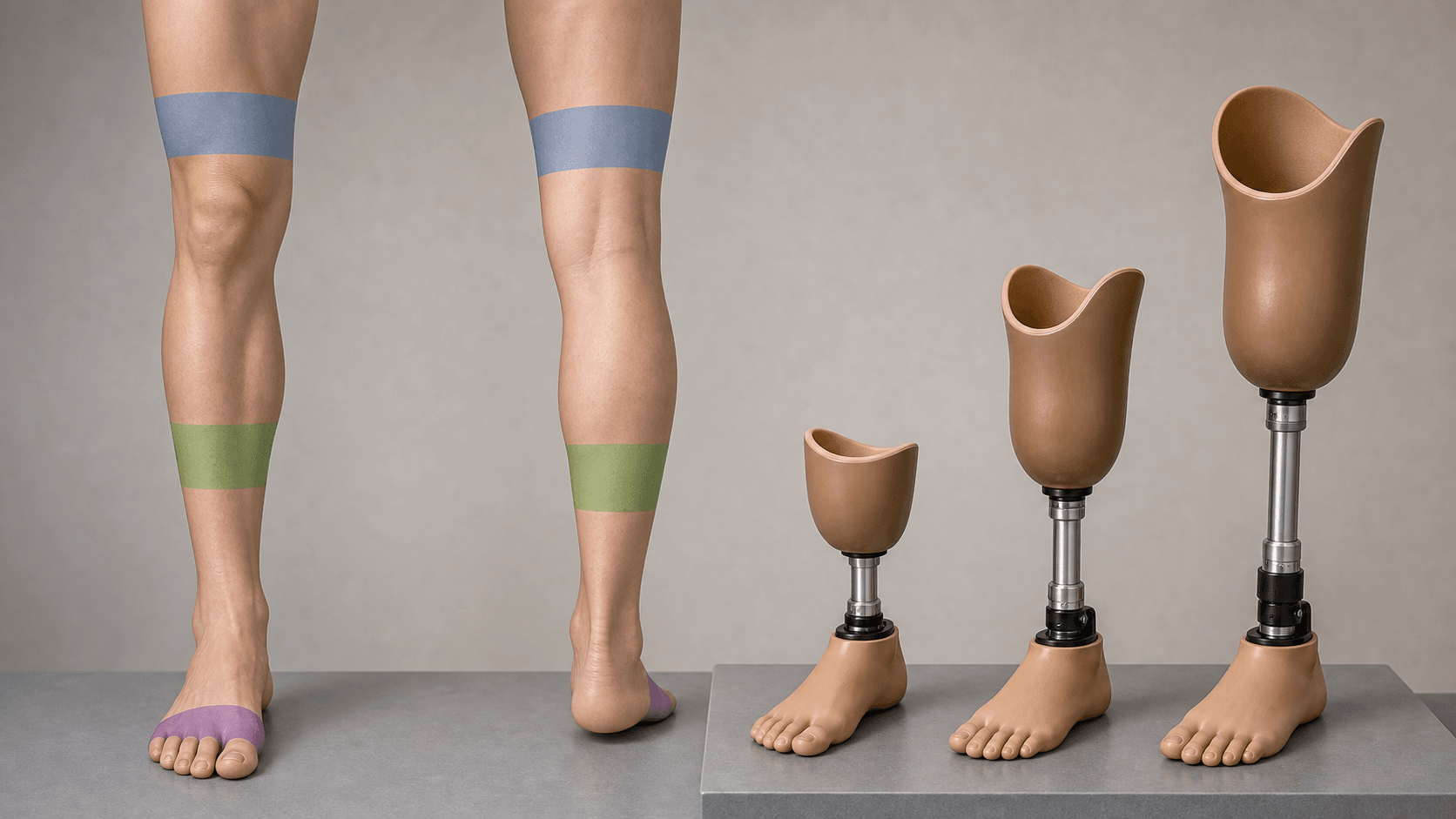 Lower limb level-selection planning model with prosthetic socket options