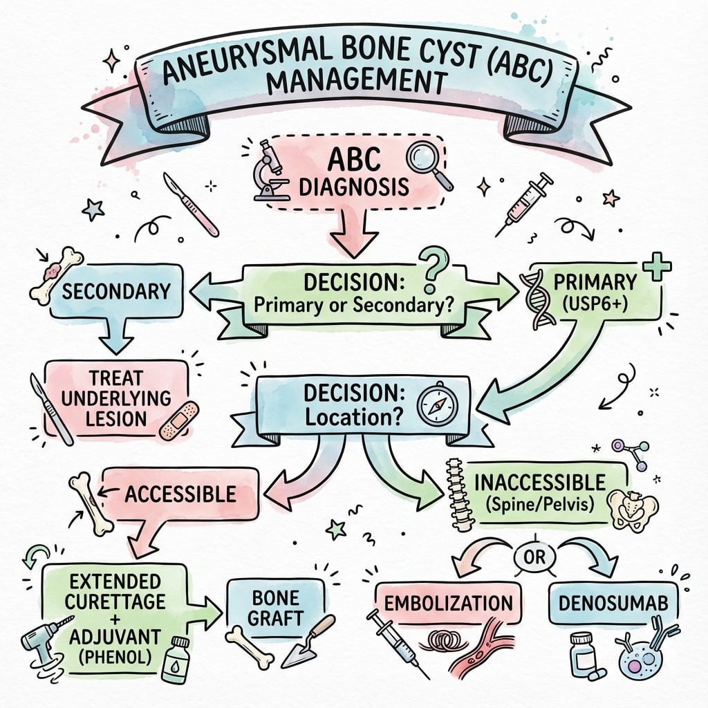aneurysmal bone cyst management algorithm