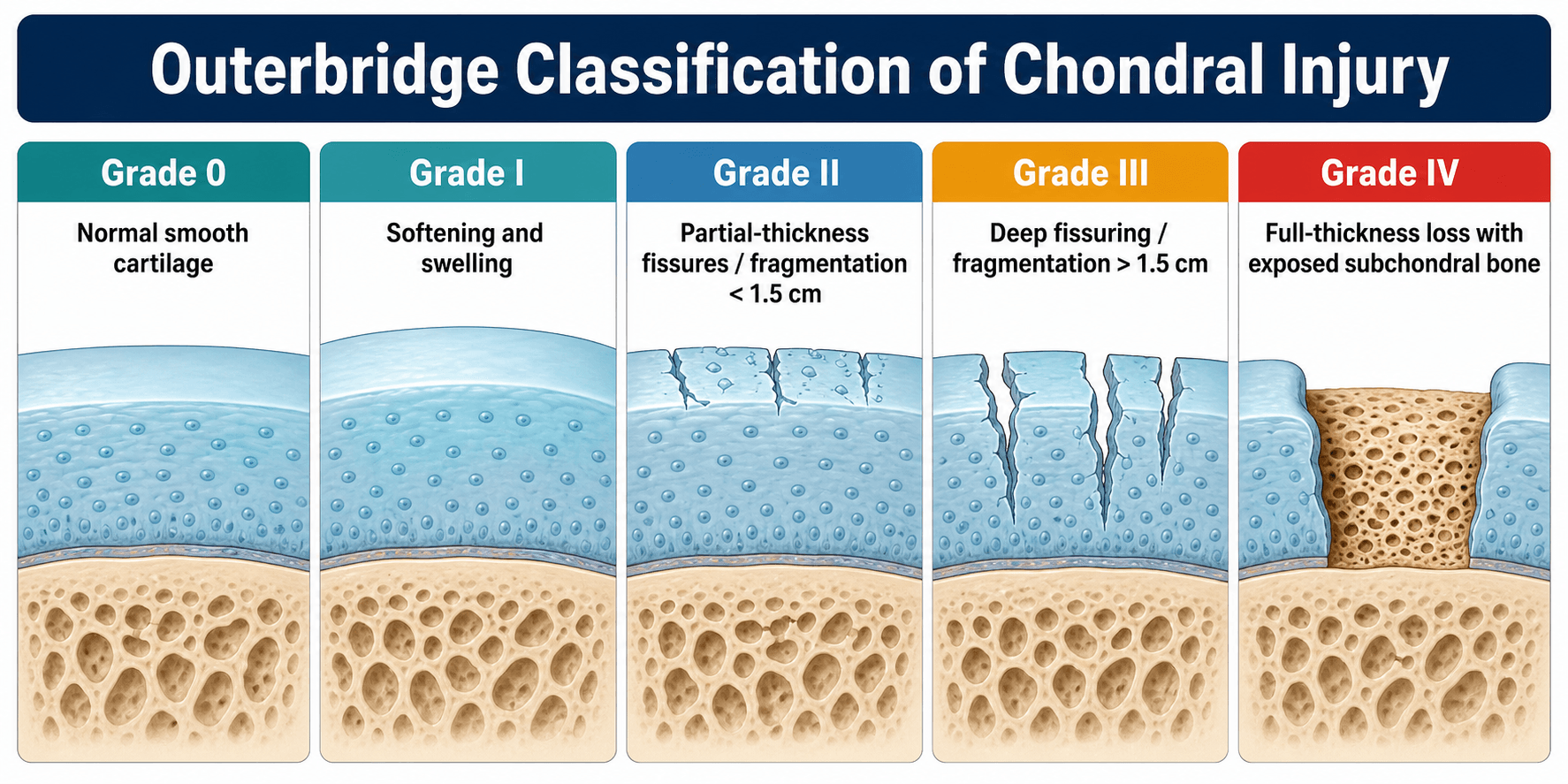 Outerbridge classification of chondral injury