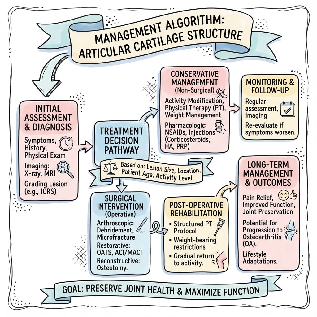 Management algorithm for Articular Cartilage Structure