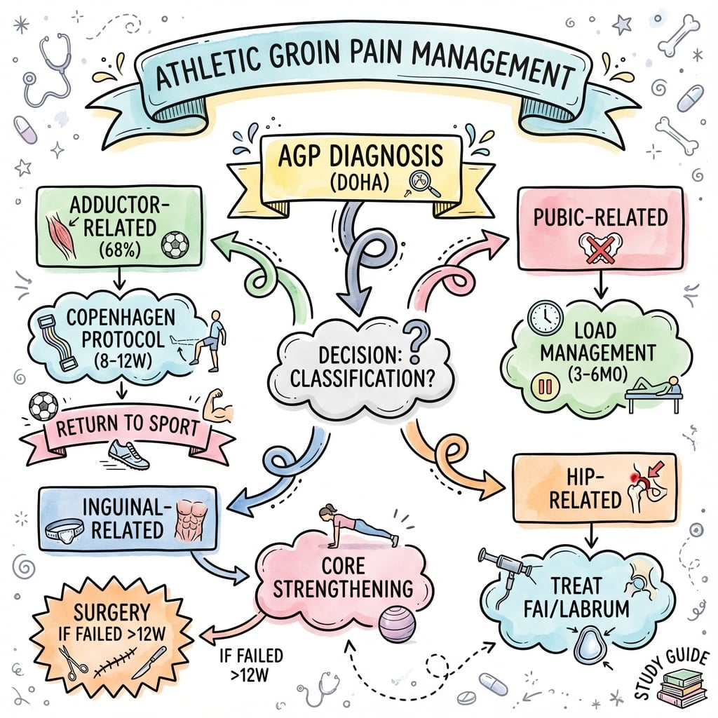 athletic groin pain management algorithm
