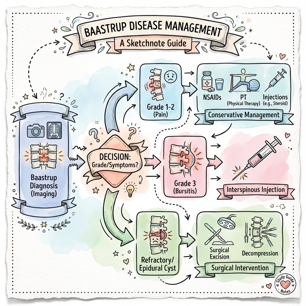 baastrups disease management algorithm