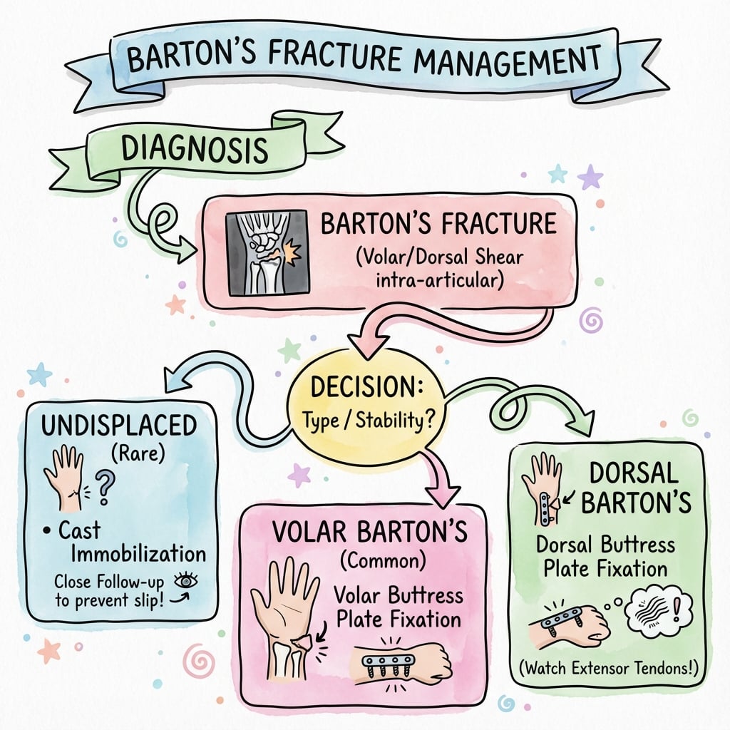 bartons fractures management algorithm
