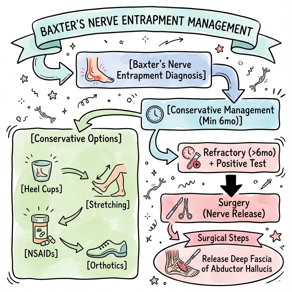 Management algorithm for Baxter's Nerve Entrapment