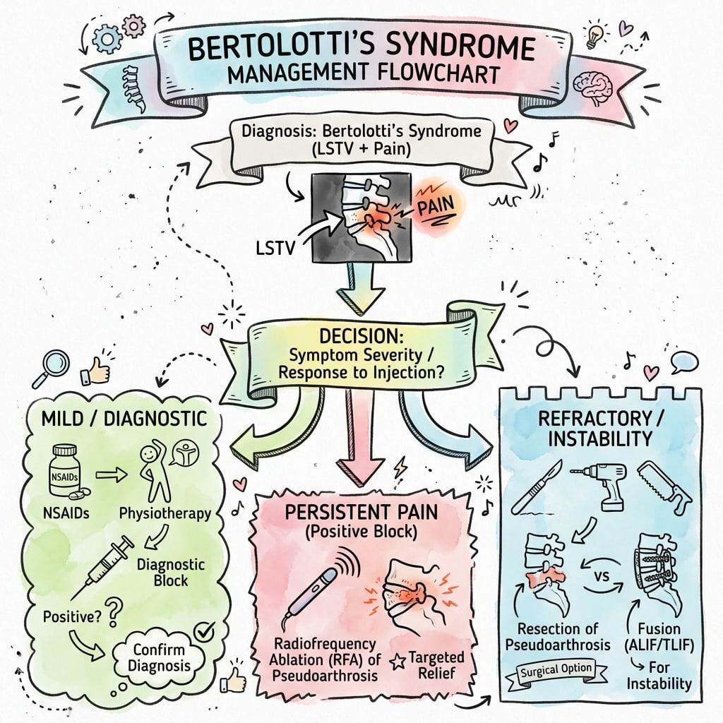 bertolottis syndrome management algorithm