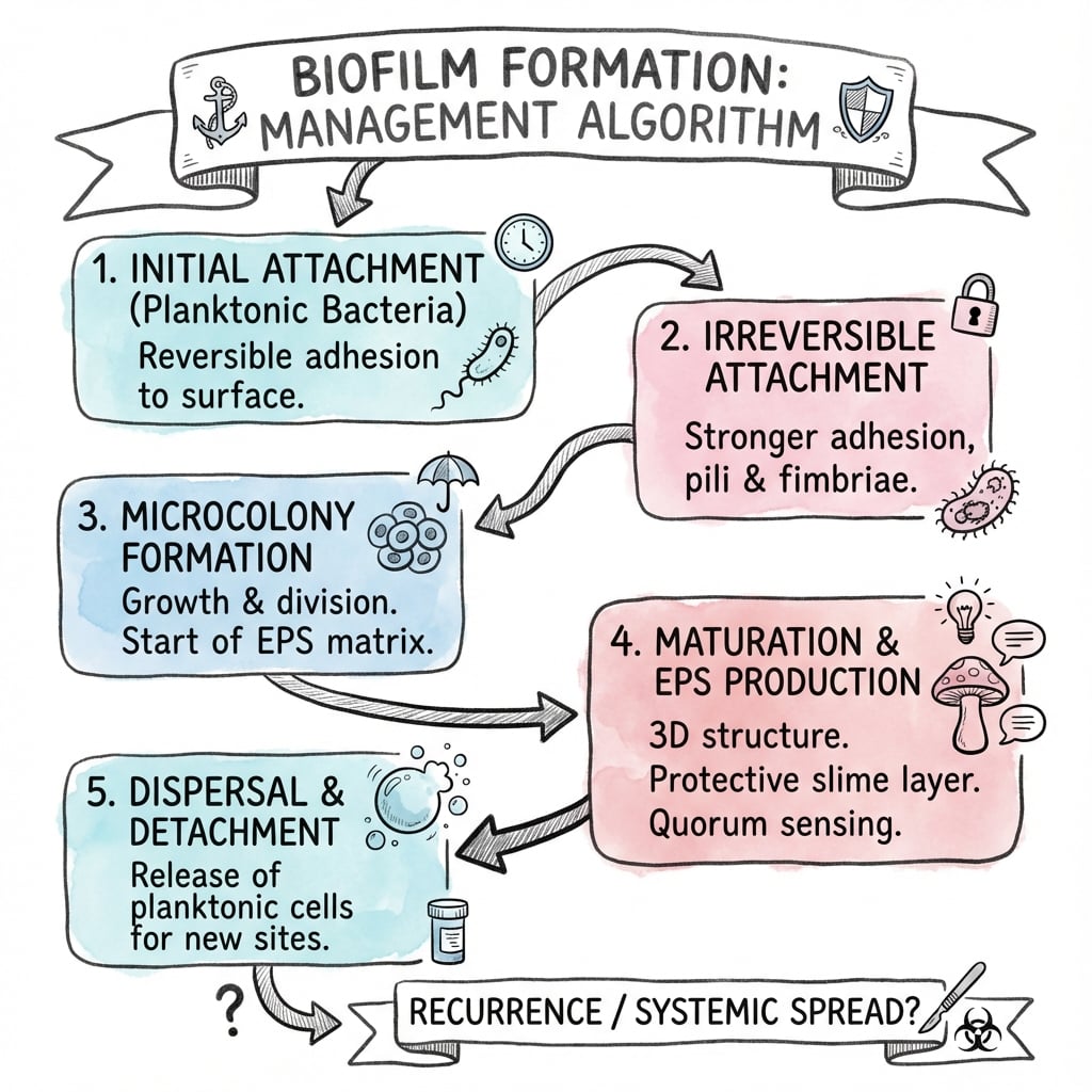 Management algorithm for Biofilm Formation