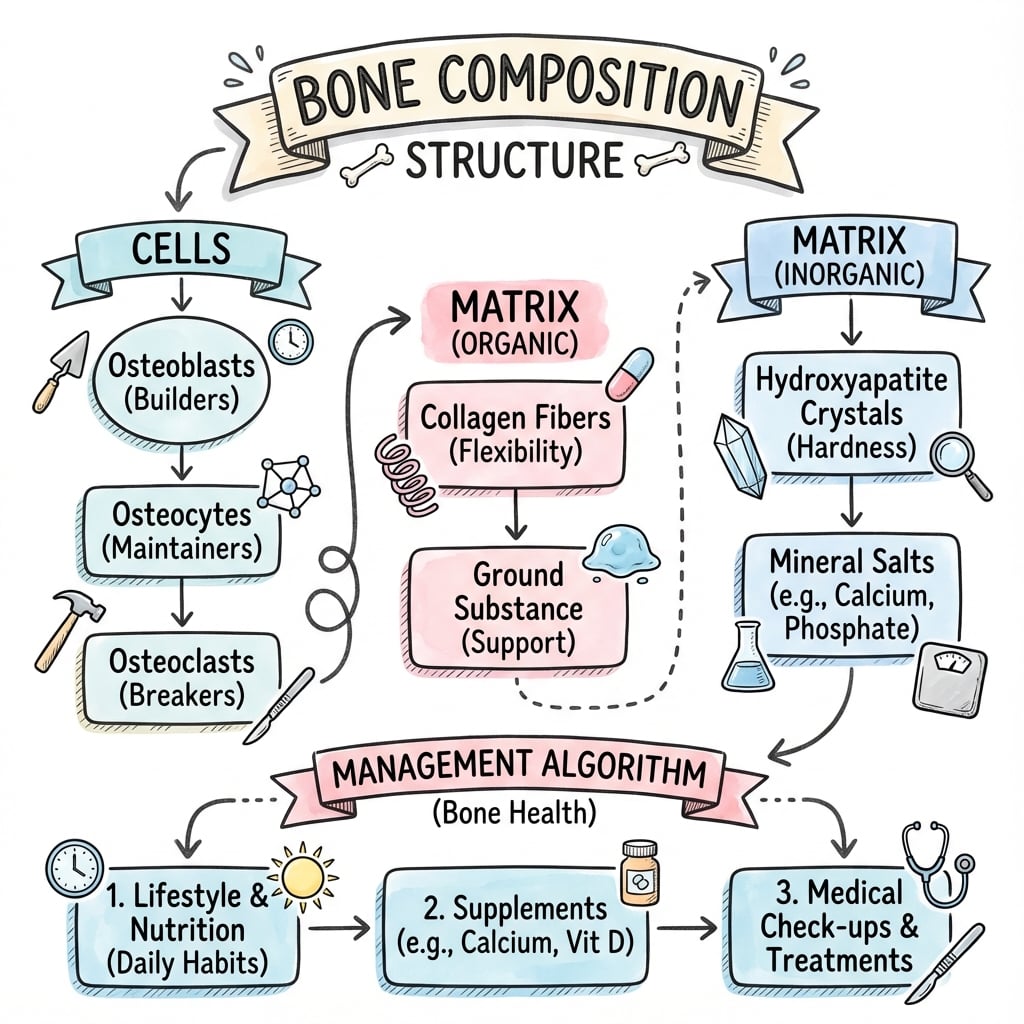 Management algorithm for Bone Composition Structure