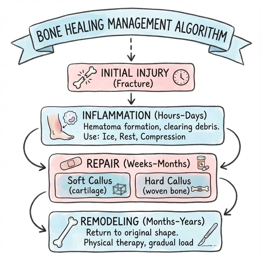 Management algorithm for Bone Healing