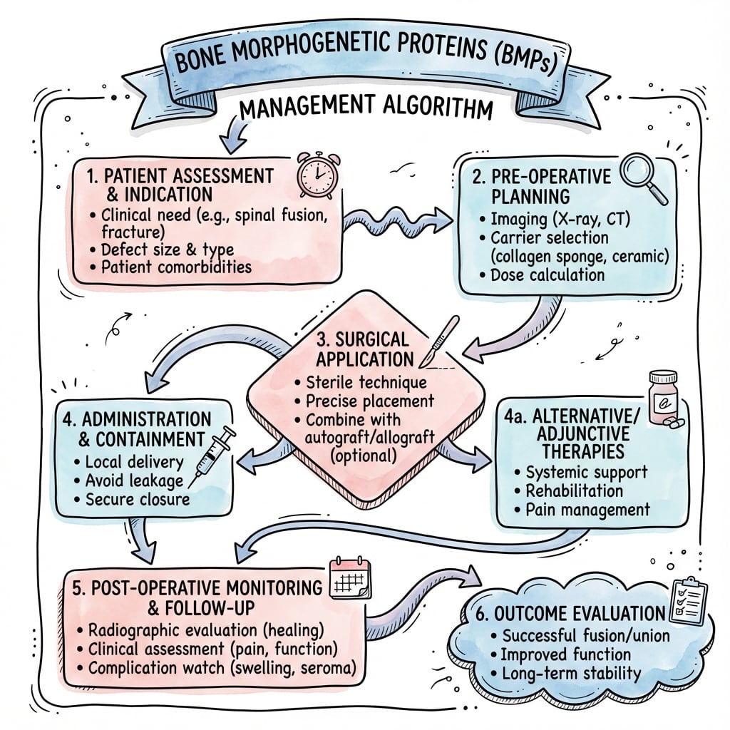Management algorithm for Bone Morphogenetic Proteins