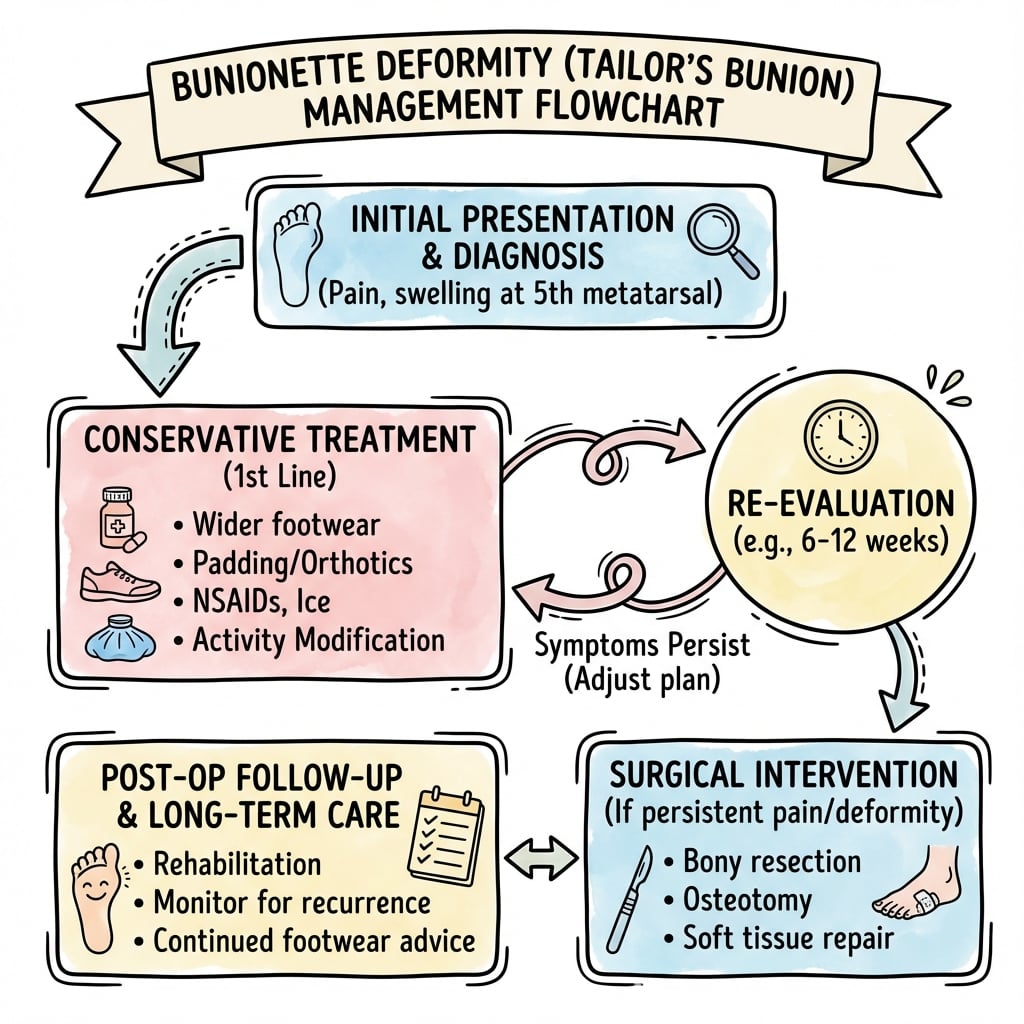 Management algorithm for Bunionette Deformity
