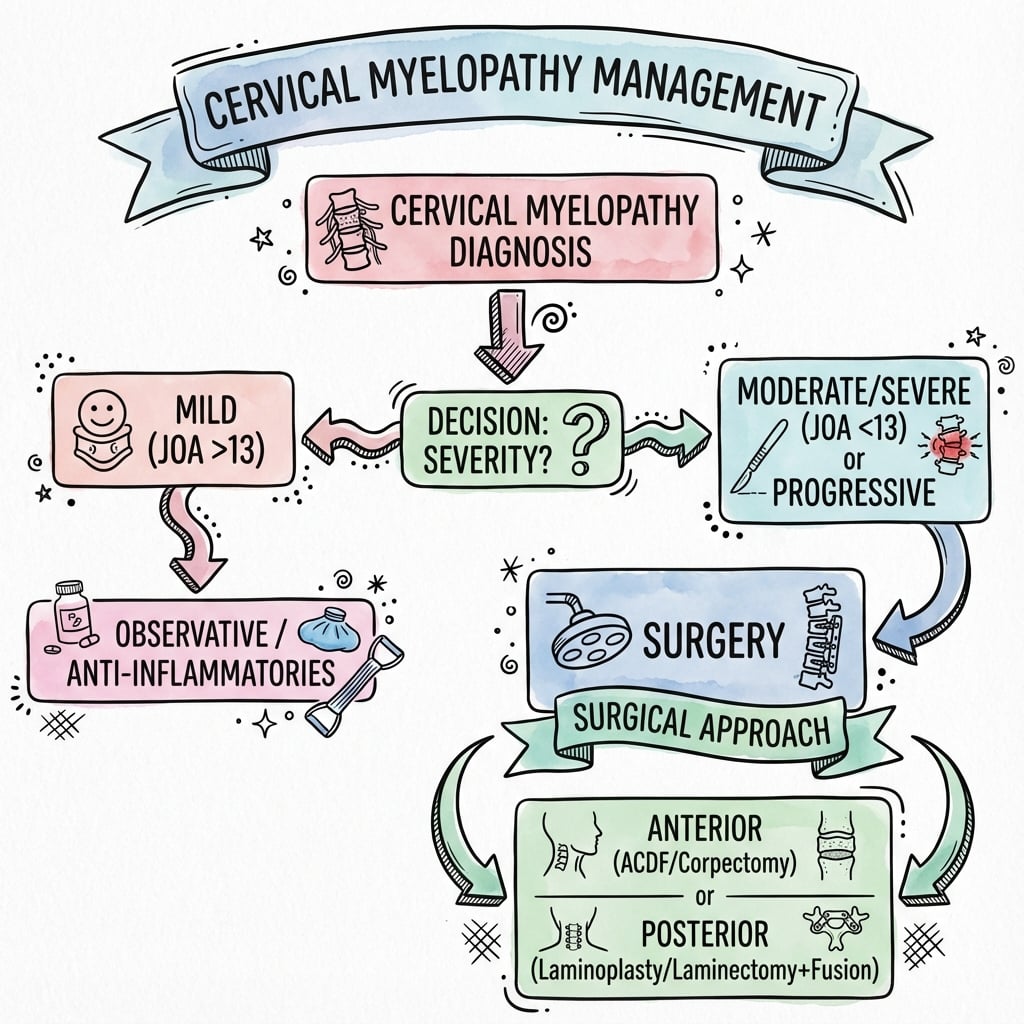 cervical myelopathy management algorithm