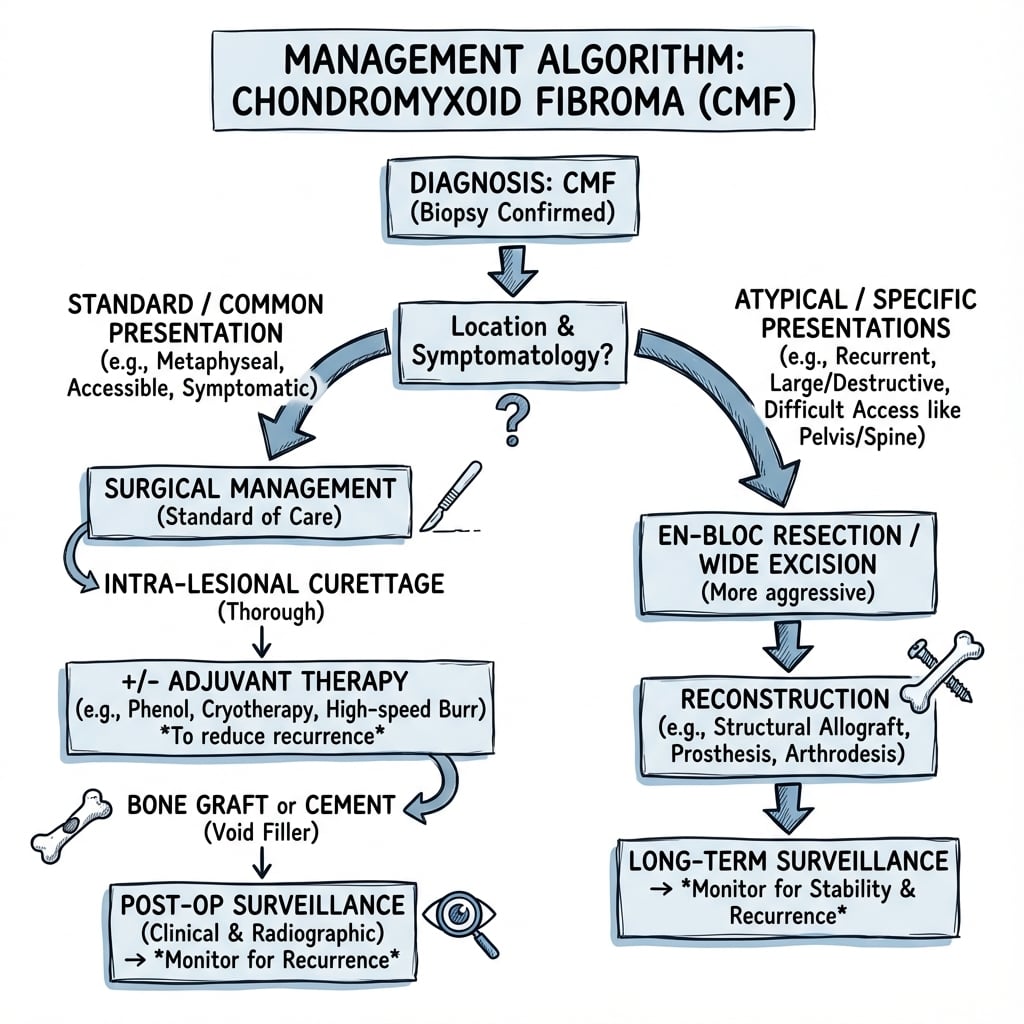 Management algorithm for Chondromyxoid Fibroma