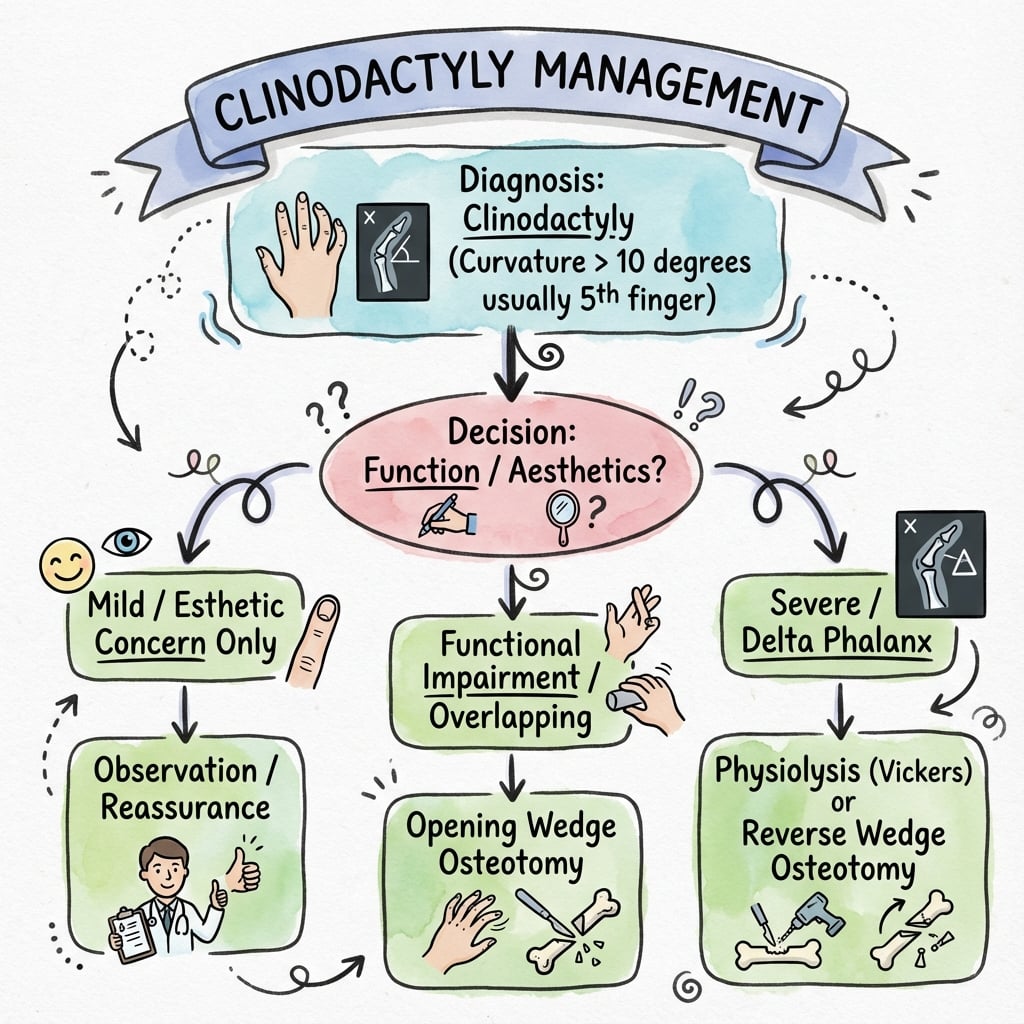 clinodactyly management algorithm
