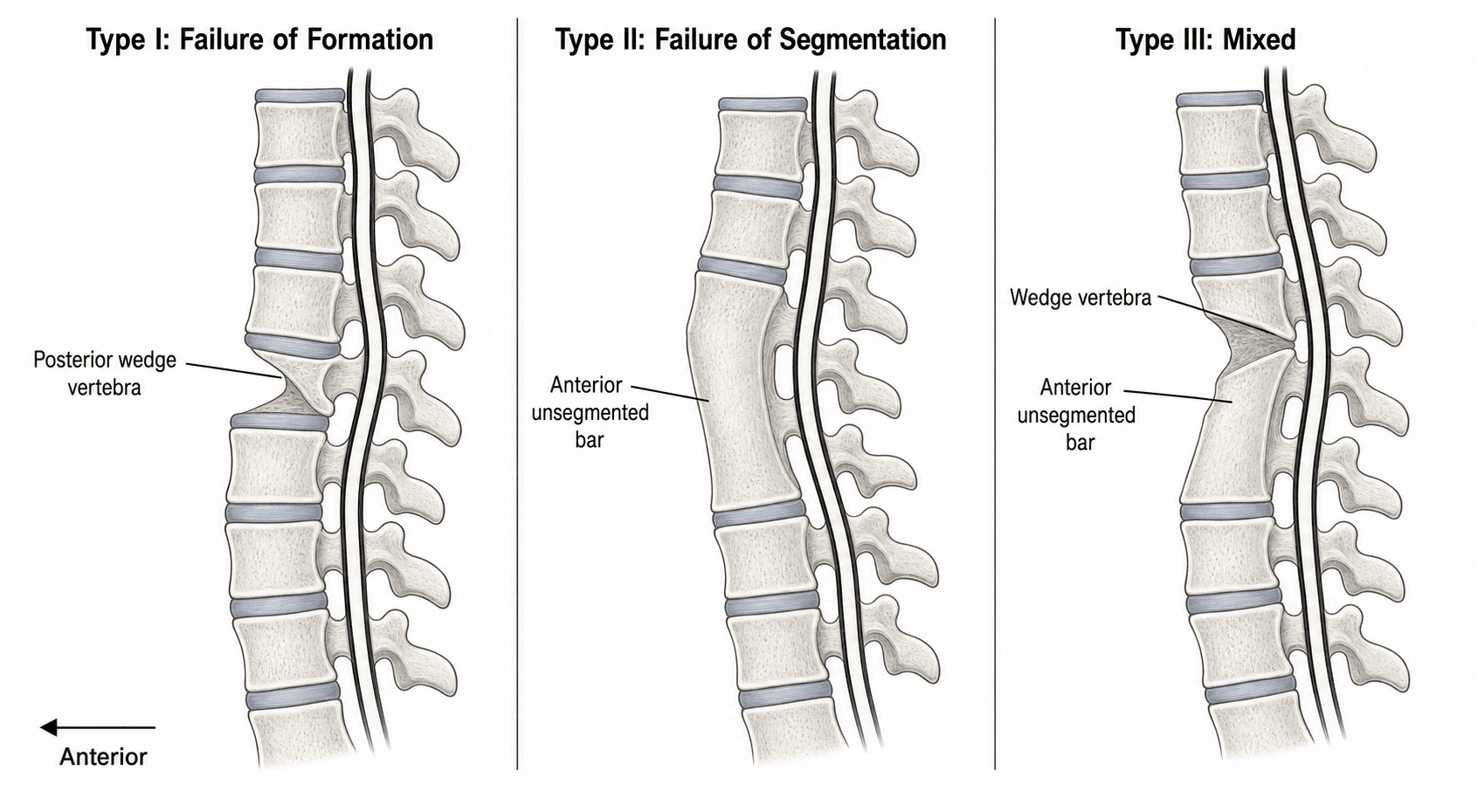 Winter classification of congenital kyphosis: failure of formation vs failure of segmentation vs mixed