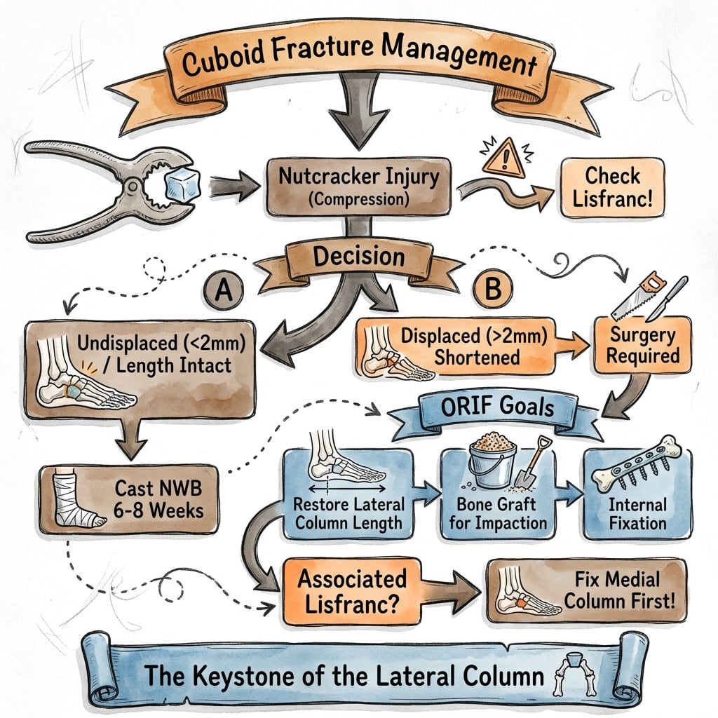 Cuboid Fracture Management Algorithm