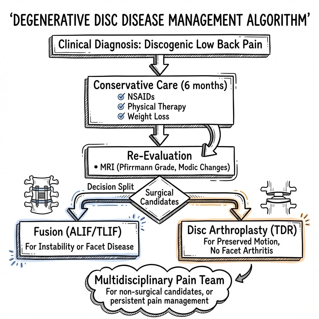 Degenerative Disc Disease Management Algorithm