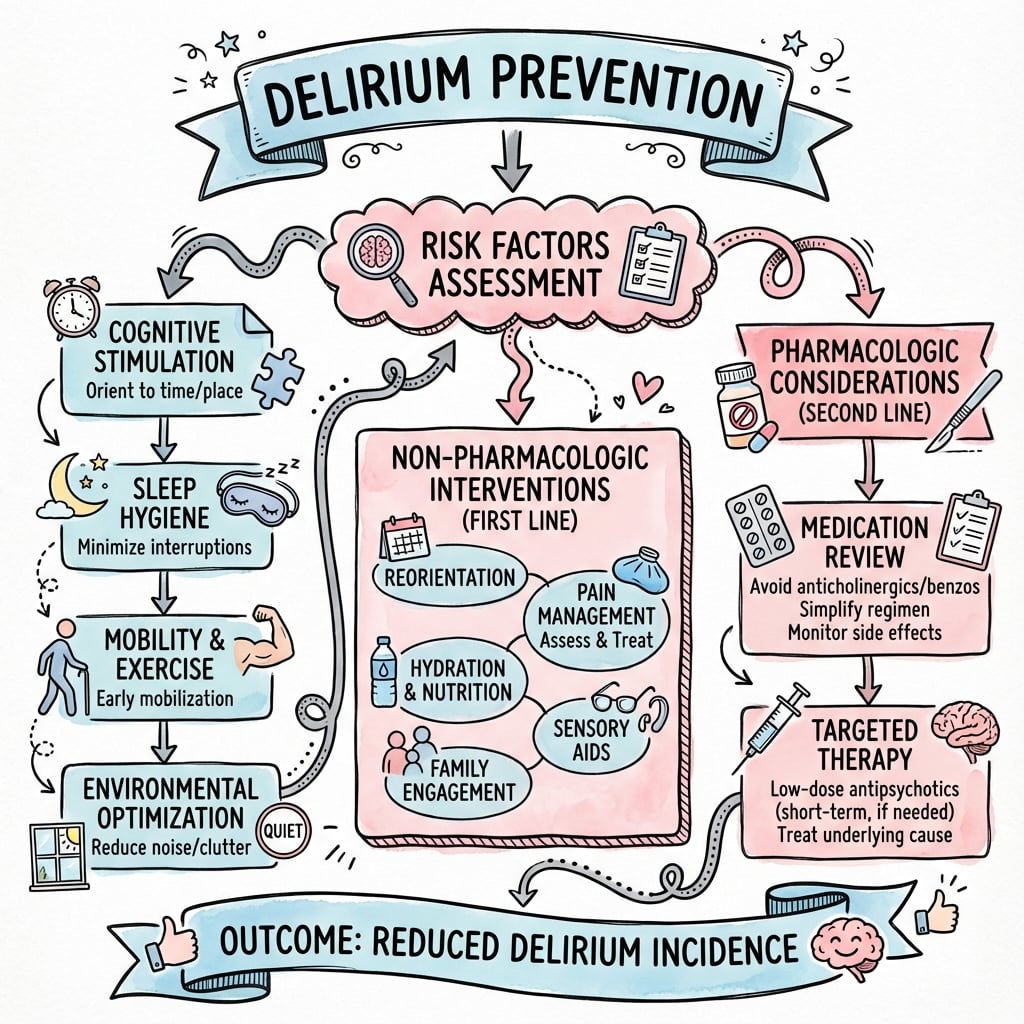 Management algorithm for Delirium Prevention