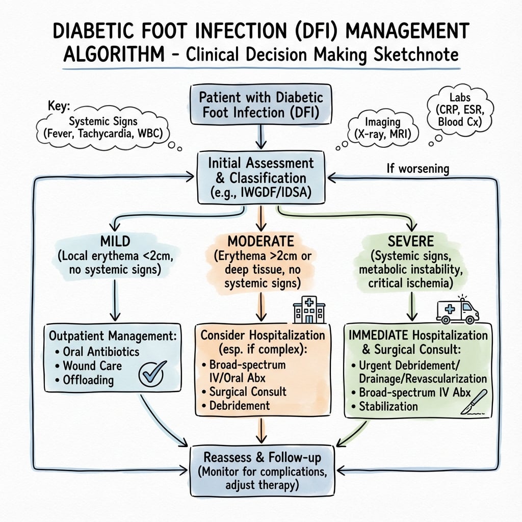 Management algorithm for Diabetic Foot Infections