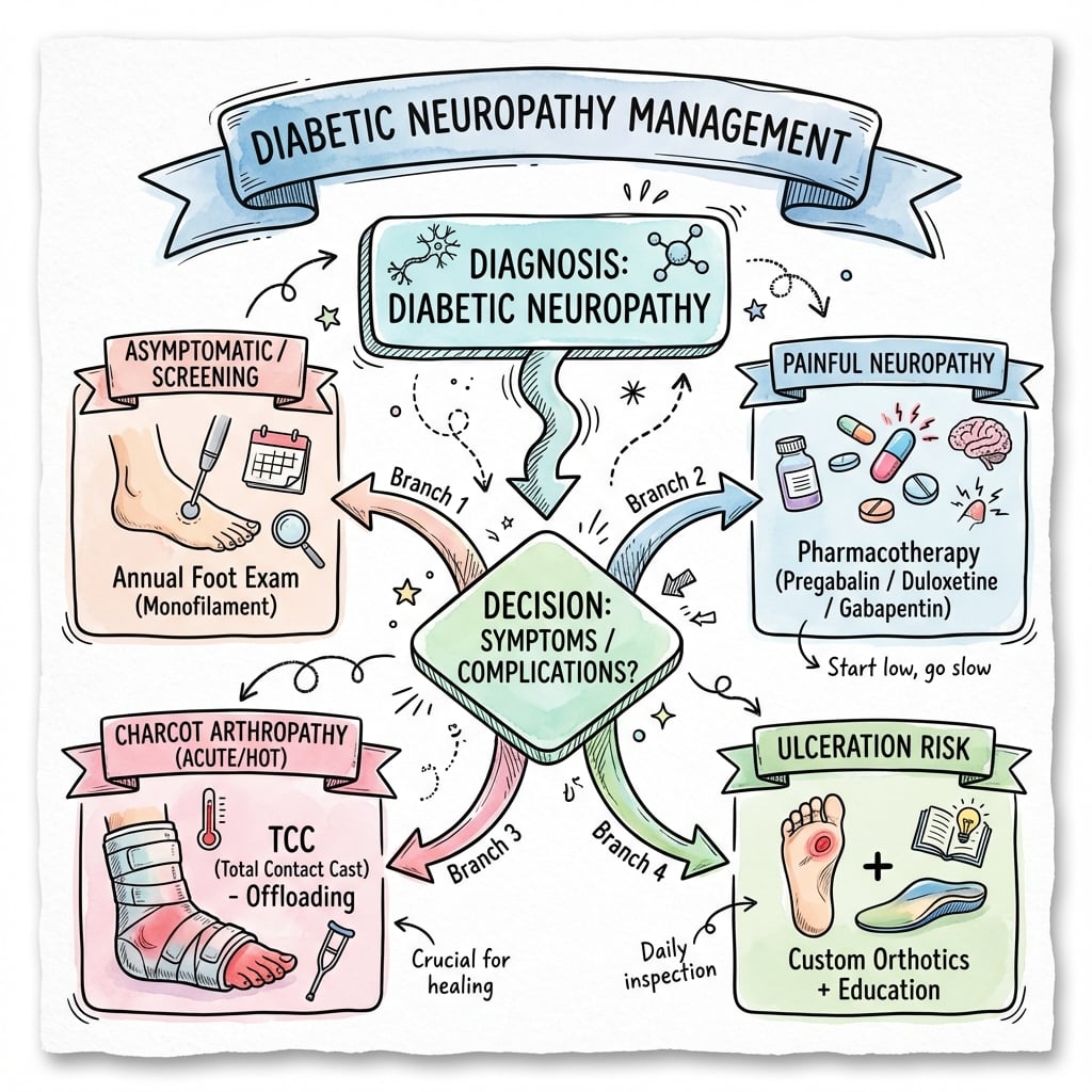 diabetic neuropathy management algorithm