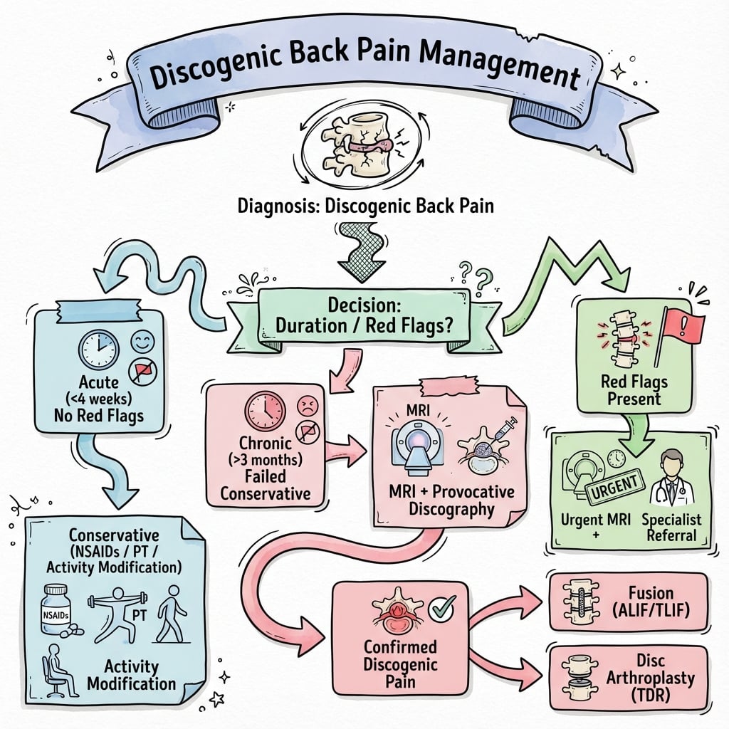 discogenic back pain management algorithm