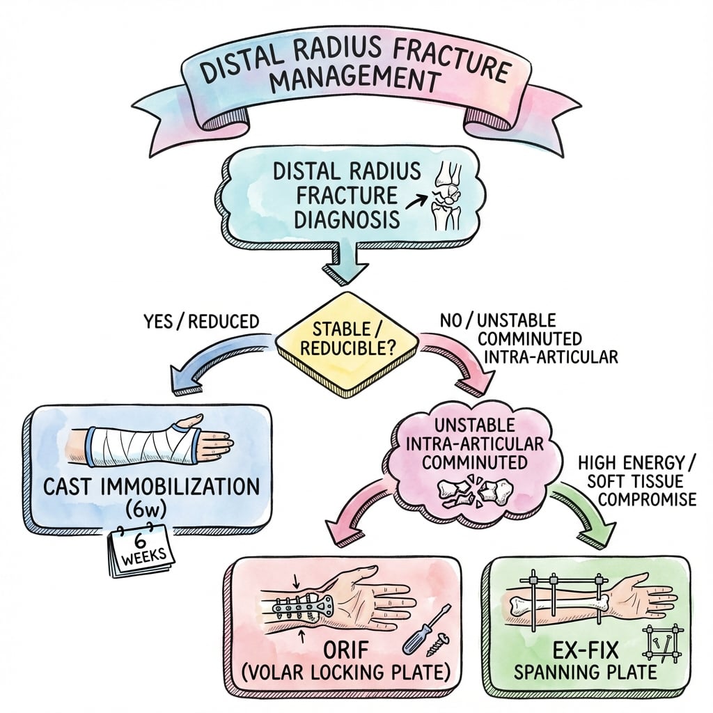 Distal Radius Fracture Management Algorithm