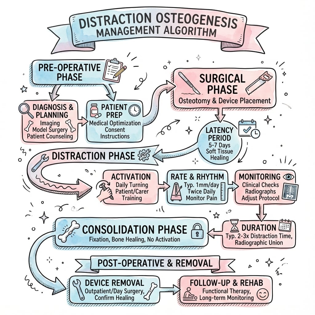 Management algorithm for Distraction Osteogenesis