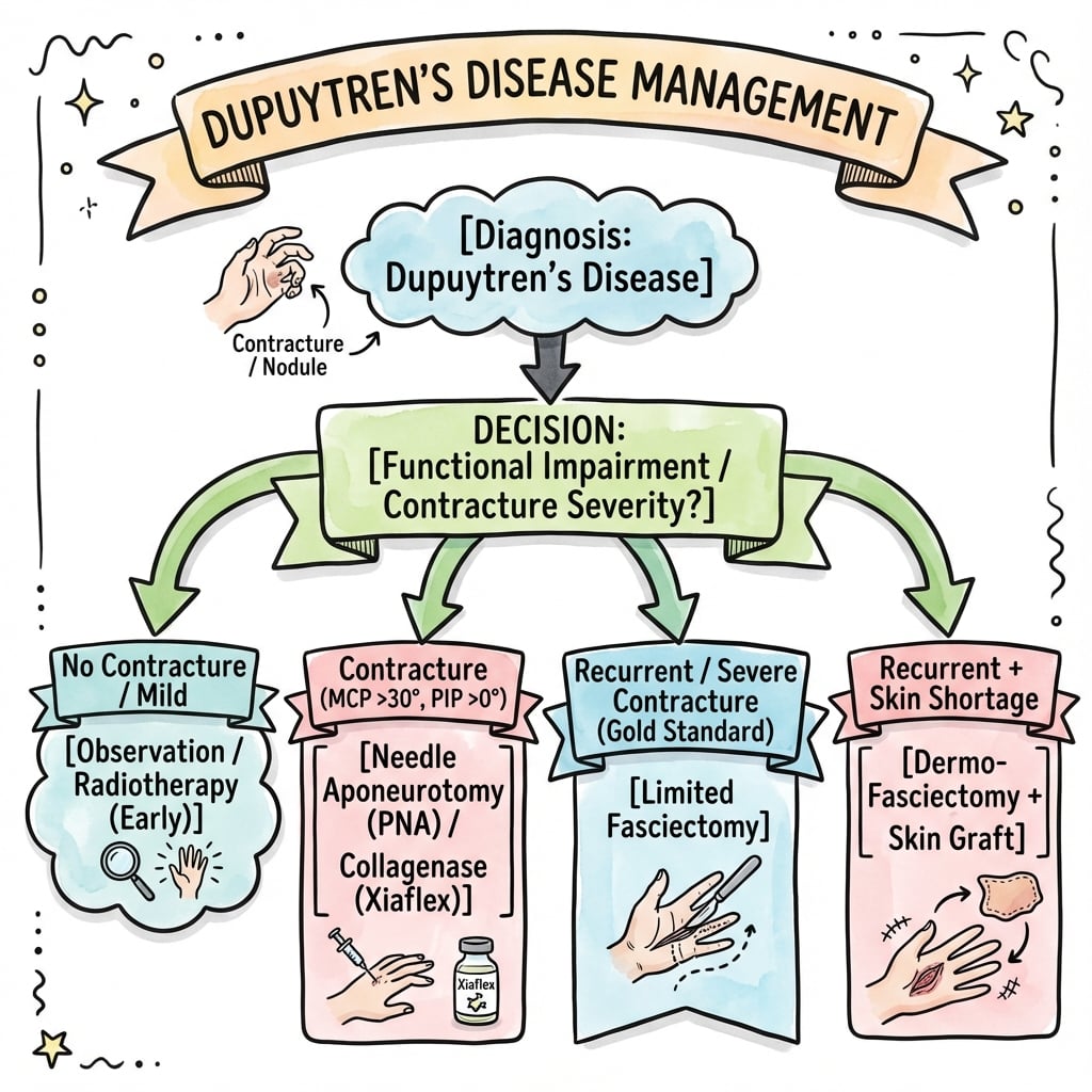 dupuytren management algorithm