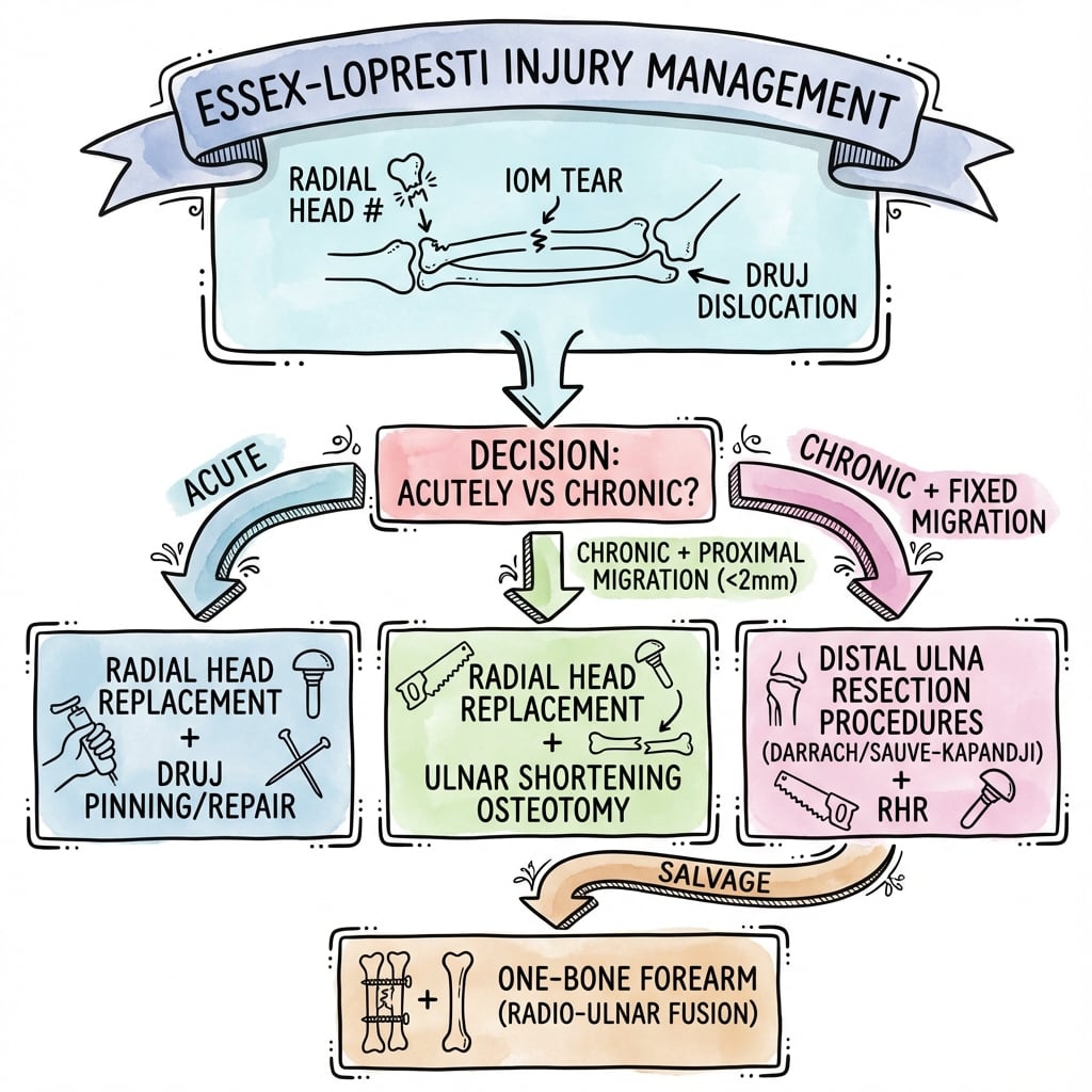 essex lopresti injuries management algorithm