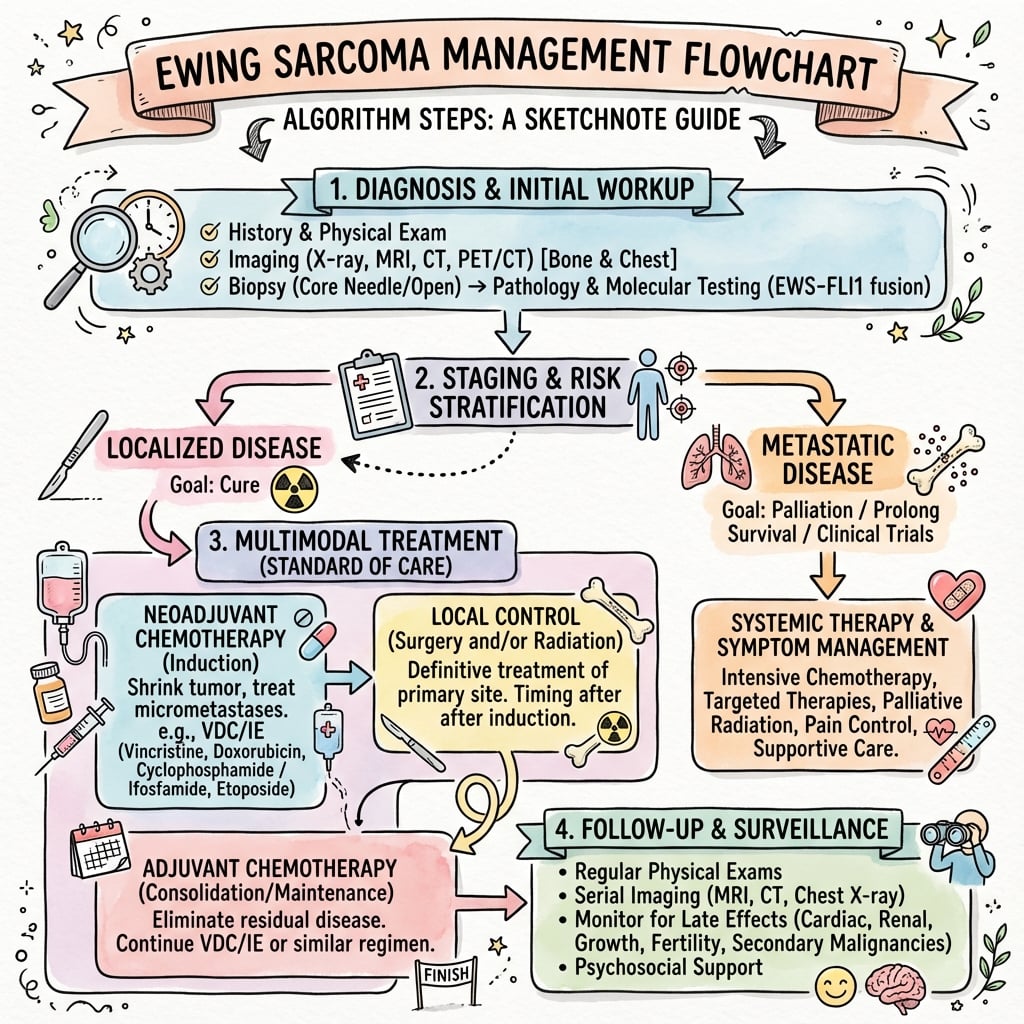 Management algorithm for Ewing Sarcoma