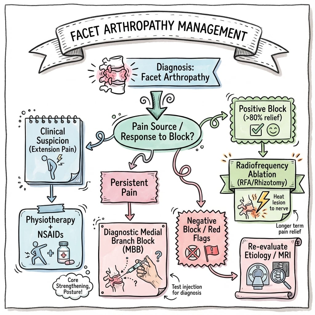 facet arthropathy management algorithm